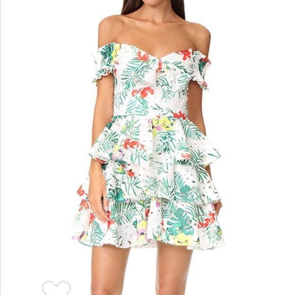 NWT Caroline Constas HELENA Dress L - Picture 1 of 8
